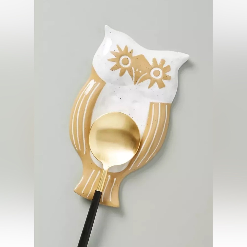 Anthropologie Owl Spoon Wrest
